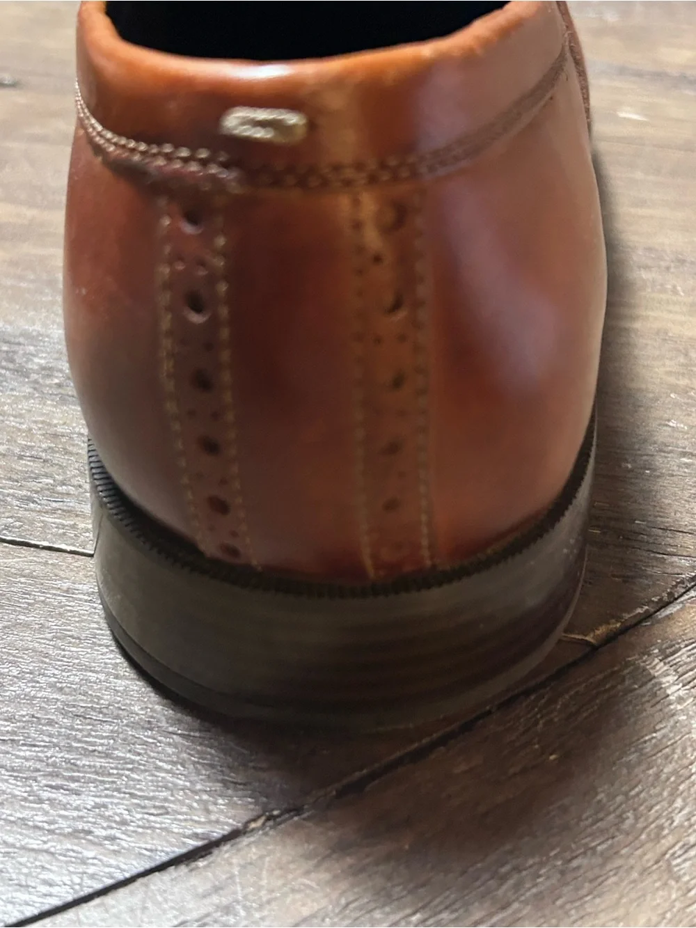 Cole Haan Men's Tan Leather Penny Loafers